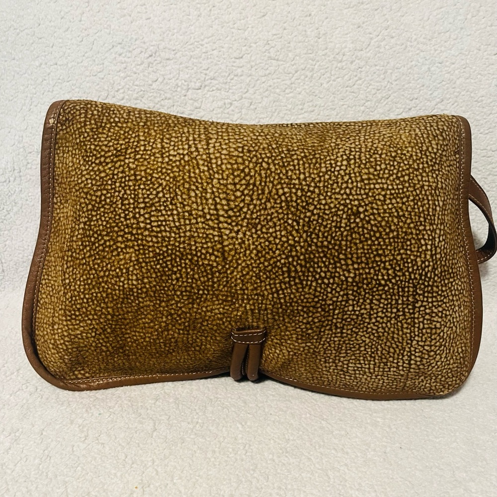 Borbonese Quail Suede Shoulder Bag - Picture 3 of 12